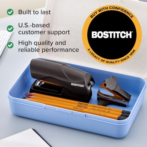Bostitch Heavy Duty Stapler Value Pack, 40 Sheet Capacity, Black - color: Black