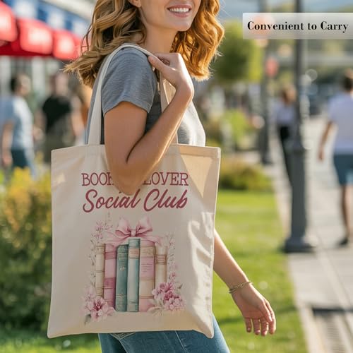 Aesthetic Canvas Tote Bag, Cute Reusable Bags for Women with Inner Pocket - color: Black