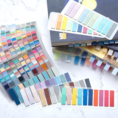 ReliThick 8000 Pcs Annotation Tabs, 40 Colors Writable Sticky Tabs for Book - color: Classic Multicolor