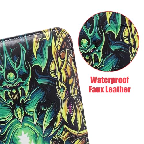 400 Pockets YGO Card Binder, Portable Waterproof PU Storage Album,D486 - color: YGO-400