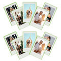 PATIKIL 2x3 Fridge Magnetic Frame, 10Pcs Mini Picture Frames Photo Frame Instant Film Small Picture Holder for Fujifilm Refrigerator, Green - color: Green