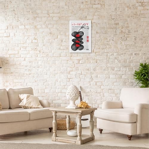 Japanese Retro Music Poster Vintage Vinyl Record Canvas Wall Art Funny Japan Exhibition Abstract Newspaper Prints Painting For Home Bedroom Dorm Living Room Wall Decor 16x24in Unframed - color: Multi 04 Unframed, size: 16L" x 24W"