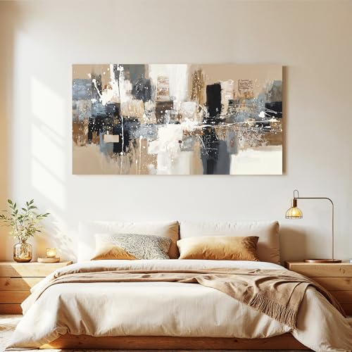 Tsomzxng Black Abstract Canvas Wall Art Decor For Living Room 20×40 Inch - color: LAI-12F, size: 40"L x 20"W