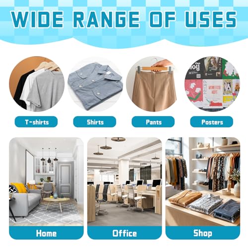 VOKOY 50 Pack 12 x 16 Inch Crystal Clear Sleeves Storage Bags, Self Sealing Cellophane Bag Resealable Page Protectors Artwork Protectors Clear Poly Bags for Clothes Shirts Gift Wrappers Party Favors - size: 12 x16 Inch, style: 50 Pack