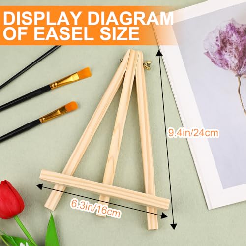 ESRICH 4 PCS 9 Inch Easel for Painting, Easel Stand for Painting Canvas - style: 4