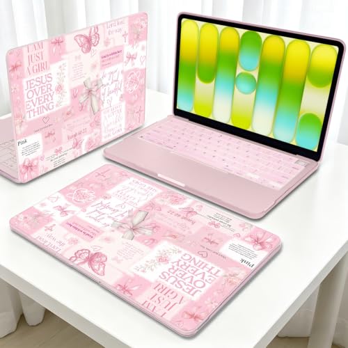 Pink Collage Pattern Case for MacBook 2026 Neo 13 Inch A18 Pro A3404 - color: Romantic Pink Patchwork