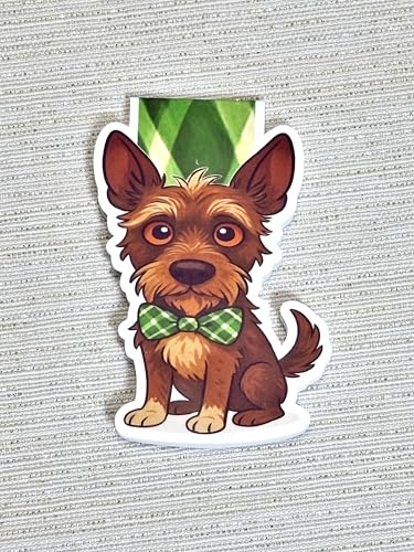 creates Magnetic Bookmark For Reading Journals Planners Scrapbooking Office Supplies Cute And Funny Bookmark For Bookworms Matte Laminate Double Sided Handmade (Doggie Pal) - color: Doggie Pal