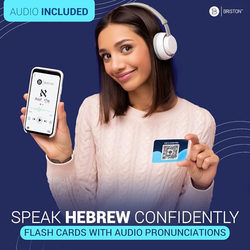Biblical Hebrew Alphabet Flash Cards – 54 Alef Bet Letters for Study