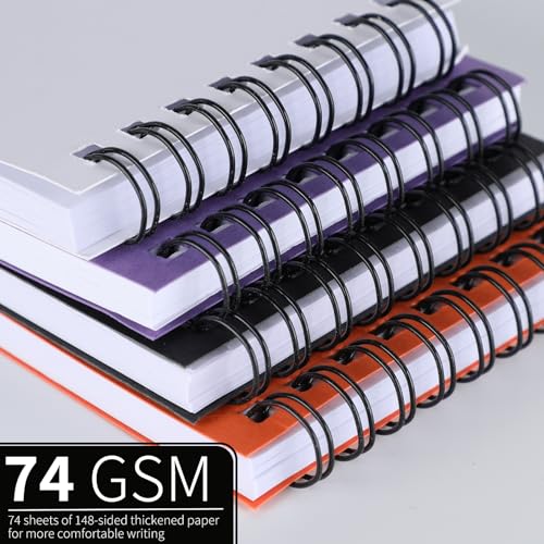 Pocket Notebook Mini Notepad Small Spiral Notebooks 3X5Inch (6-blank) - size: 6-blank