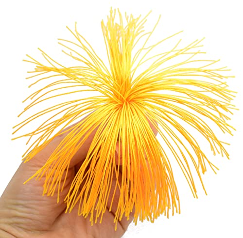 20pcs 6 Inch Silky Tassels with Chinese Knot for DIY Crafts(M-Yellow) - color: Mixed Yellow