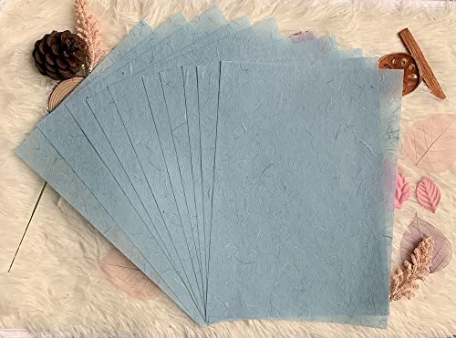 A4 Mulberry Paper 50 Sheets, Natural Fiber Mulberry Paper for Card Making, Watercolor, Calligraphy, Origami, Scrapbooking, Bookbinding & DIY Crafts (Pastel Tone, A4) - color: Pastel Tone, size: A4