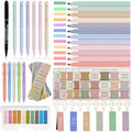 HRFGWDD 76-Piece Bible Study Supplies, Bible Journaling Kit for Women - color: 76pcs