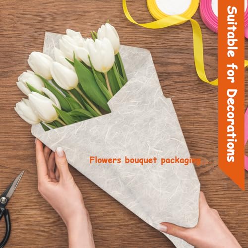 Mulberry Paper Sheets Washi Rice Paper for Decoupage: 50 Sheets for Decoupage Printing Art Crafts DIY