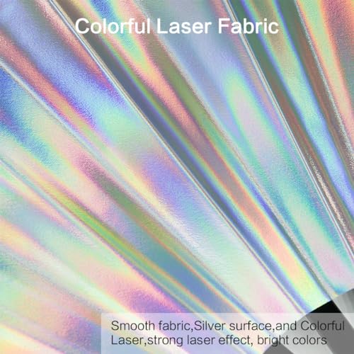 Large Rave Fan, Clack Folding Hand Fan with Premium Fabric, Thick Bamboo Frame for Men Women Gift for EDM, Festival, Club, Party, Dance, Decoration (Holographic Silver, 13") - color: Holographic Silver, size: 13"