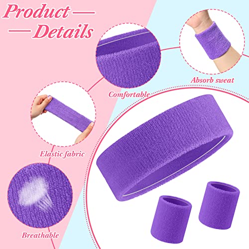 Sweatbands and Wristbands Set, Women, Men - color: Multicolor