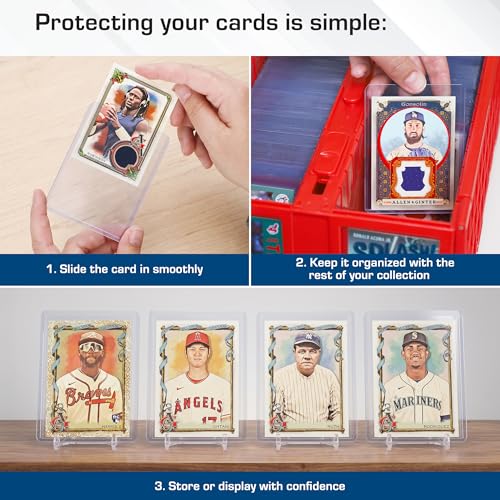 BCW 59 Pt Thick Card Topload Holders for Trading Cards, Clear, 25 Count - color: 59 Pt. / 1.5 Mm
