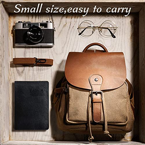 SAYEEC Thick Lined Journal Notebook 720 Pages Leather Journals for Writing B6 Soft Cover College Ruled Notebook 360 Sheets Lined Paper Memo Book Personal Daily Diary Gift for Men Work Note Taking - color: Black B6