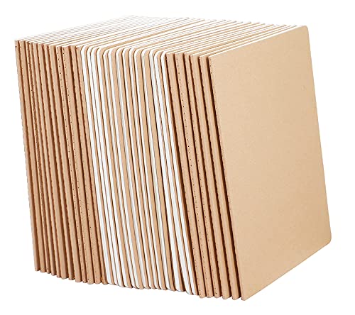 32 Pack Notebook Journals for Travelers, Students and Office, Writing Diary Subject Notebooks Planner with Thick Paper, 60 Pages, 30 Sheets, 8.3x5.5 inch, A5 Size, Travel Journal Set (Lined) - style: 32pack Lined page