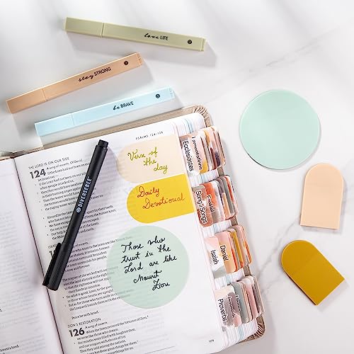 DiverseBee Transparent Sticky Notes Set with Quick Dry Pen (Matera) - color: Matera