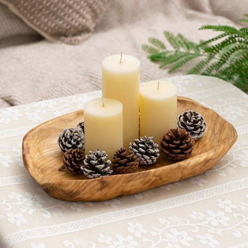 Root Wood Dish, Party Platter and Tray for Sandwich Bread Serving, appetizer display, Vintage ring dish, Hand Carved Artworks (10-12 inch) - color: 10-12in Root Platter