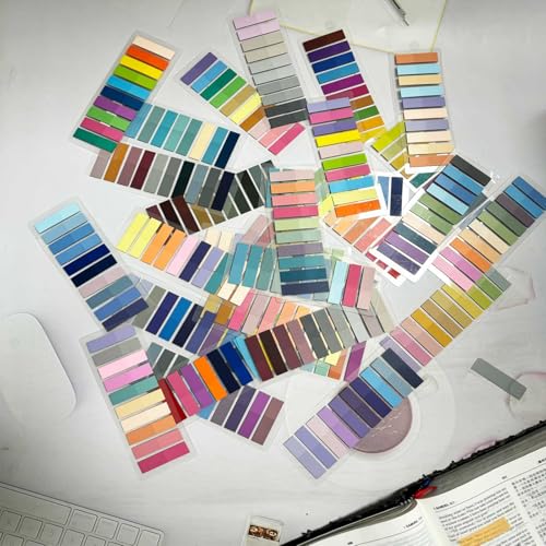 ELII 3600pcs Book Tabs,Writable Translucent Tabs for Annotating Books - style: 3600pcs