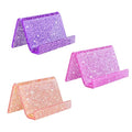 Rouidr 3 Pack Business Card Holder for Desk, Color - color: Color 3pcs