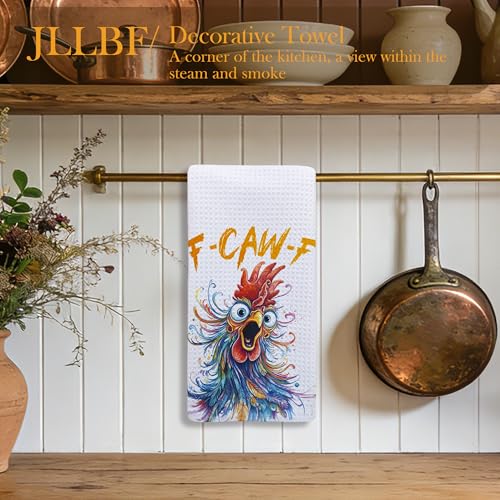 Funny Chicken Kitchen Towels 16x24 Inch, Chicken Gifts for Women Men Lovers, Sarcastic Farm Animal Hand Tea Towels for Farmhouse Kitchen Bathroom Decor - color: Chicken