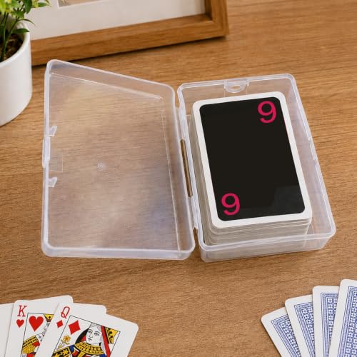 4PCS Empty Playing Card Case, Compatible with UNO/SkipBo/Phase10 Card - style: 4pcs
