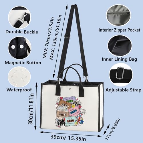 WZMPA Korean Group Fans Tote Bag Concert Fans Gift South Korea Singer Reusable Grocery Bag Concert Merchandise - color: My Name-tb
