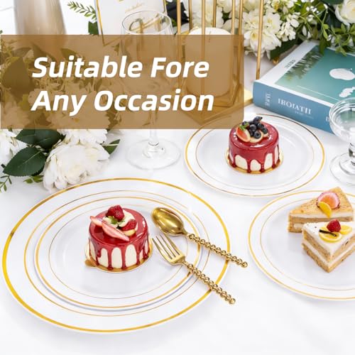 Premium Gold Mini Dessert Utensils Set - 120-Piece (60 Forks & 60 Spoons) - color: 120pcs Gold Set