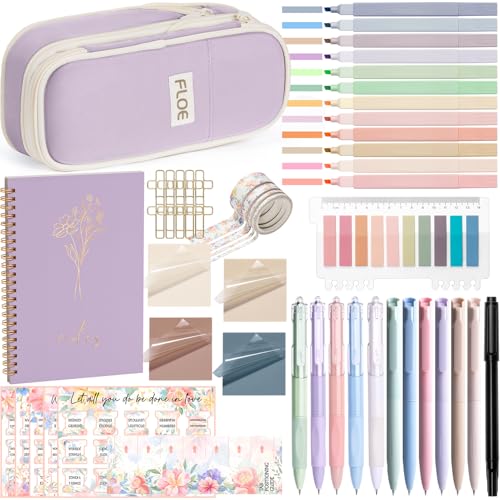Bible Study Supplies Journaling Annotation Kit, Christian Gifts for Women - color: Purple