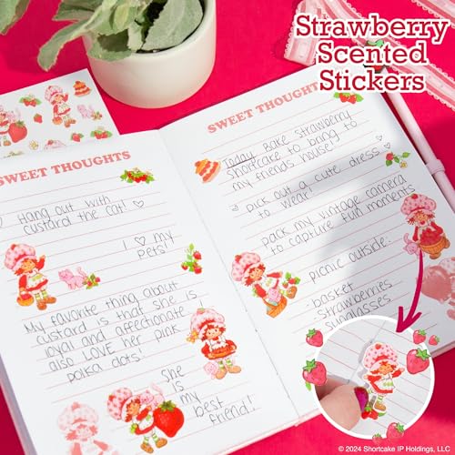 Horizon Group USA Journal Set, Cute School Supplies, Stationary Kit for Girls, Diary and Accessories, Strawberry Shortcake Journal Set - color: Strawberry Shortcake Journal Set
