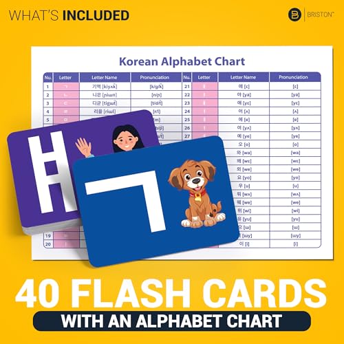 Korean Alphabet Flash Cards with Audio – Learn Hangul & Pronunciation