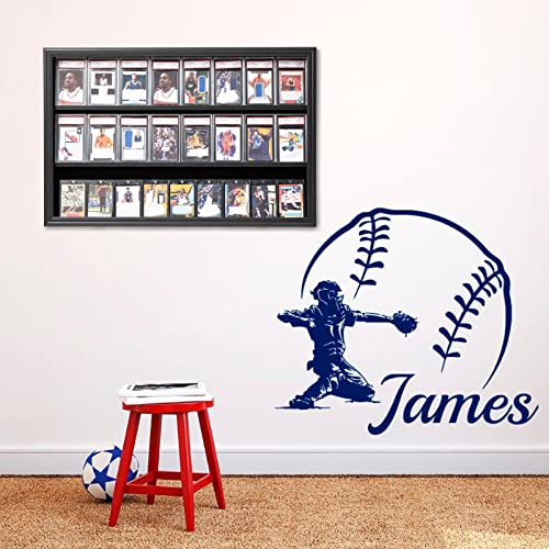 24 Sports Graded Card Display case for Shows, Black, Horizontal - size: 24 Card - Black - Horizontal