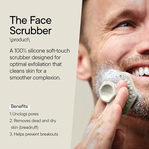 TOOLETRIES Silicone Face Scrubber, Facial Cleansing Brush - Sand - color: Sand