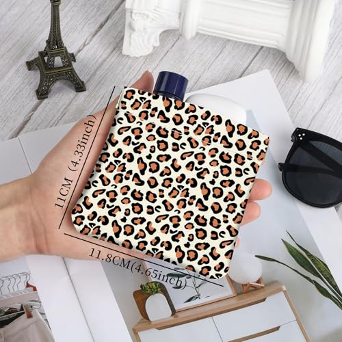 2Pcs PU Leather Small Squeeze Coin Purse Pouch Mini coin Bag Unique And Cute Wallet Cosmetic Bags Change Bag For Women Girls Men （Leopard Print D - color: Leopard Print D