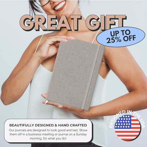 Portage Blank Hardcover Aesthetic Notebook Writing Journal – Bleed-Proof Paper Notepad for Journaling, High GSM, A5 Notebook, Cream Pages - Smoke, 6 x 8.5 Inches, 224 Pages - color: Smoke, size: Blank Pages