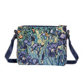 Signare Tapestry Crossbody Bag Sling Shoulder Purse for Women - color: Iris