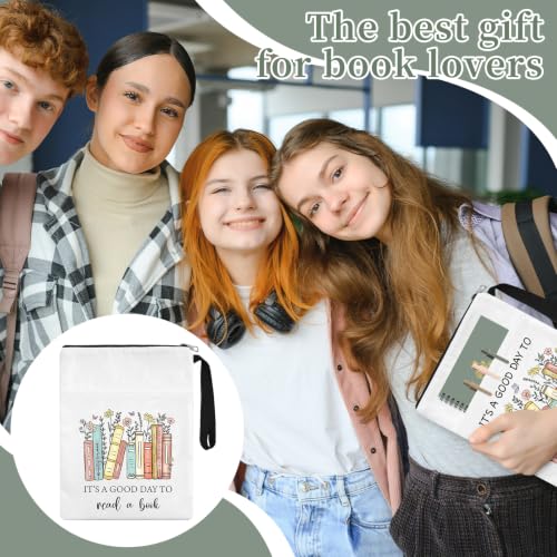 9 Pcs Book Lovers Gift for Women Bookworm Work School Office Gifts,Green - color: Green