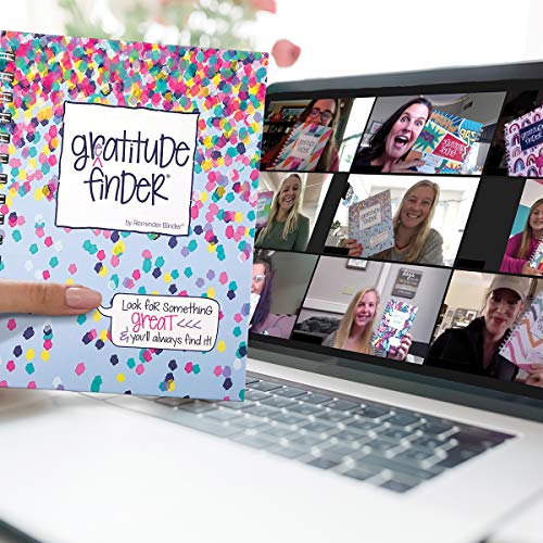 Denise Albright Gratitude Finder® 52 Week Non-Dated Journal for Women, Teens & Girls with 165 Hand-Illustrated Stickers (Confetti Party) - color: Confetti Party Gratitude Finder Journal