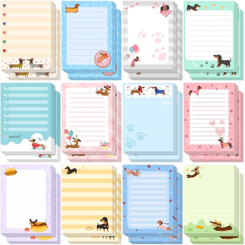 Gilprop 24 Pack Dachshund Gifts, Dachshund Sticky Notes - style: Dachshund