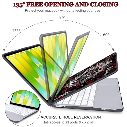 Gothic Pattern Black Case for 2026 MacBook Neo 13 Inch A18 Pro A3404 - color: Gothic