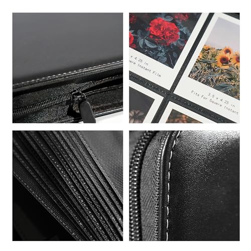Large Polaroid Photo Album Binder, 240 Pockets. White - color: White