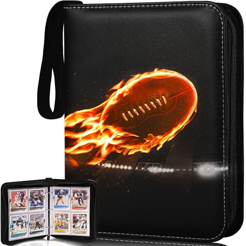 RONMONG Football Card Binder, 440 Pockets, Protective Trading Card Album - color: football-style 2, size: 440