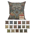 William Morris Peacock and Dragon Blue Tapestry Throw Pillow Cover 16 x 16 - color: Peacock and Dragon