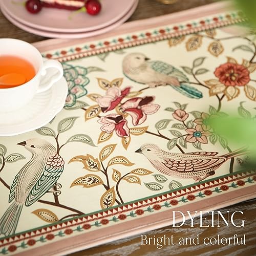 Patdrea Designer Vintage French Velvet Table Runner,12"X102"-Cullom - color: Cullom Velvet, size: 12"*102"