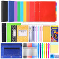 68 Pcs High School and College Back to School Supplies Kit for Student Senior Essential Learning Tools Supply Box