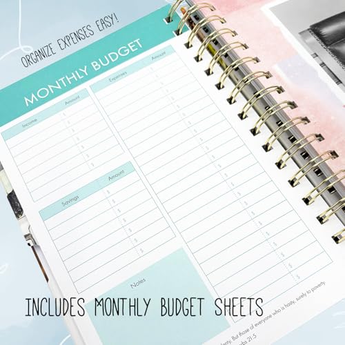 African American Expressions 2026 Dated Planners – Hardcover Weekly & Monthly Planner Celebrating Black Culture & History, 12 Tabs, Twin-Wire Binding, Snap Button Closure (Black History)