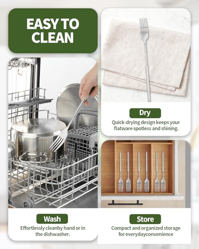 2 PCS Extendable Fork, Prank Long Telescopic Forks, Expandable 8.7-25.4" - style: 2 PCS Fork