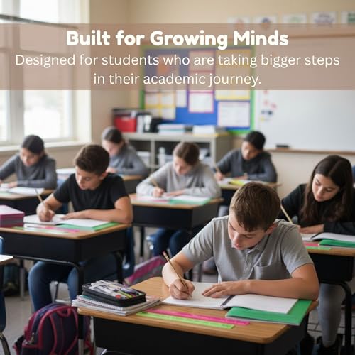 70 Piece Back to School Supplies Kit for Middle & High School Students Grades 7-12, Complete Student Supply Bundle with Binder, Notebooks, Folders, Pens, Pencils, Highlighters & Classroom Essentials - style: Middle / High School